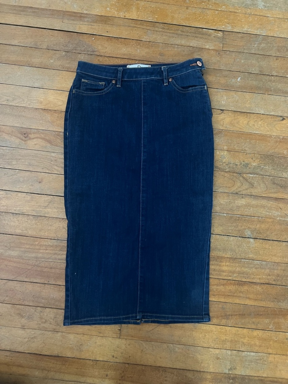Dittos Dark Blue Denim Pencil Skirt